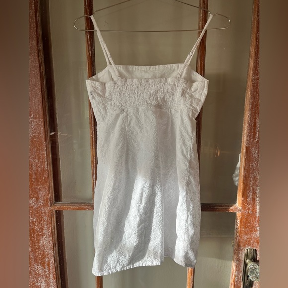 Garage White Eyelet Dress - Picture 2 of 5